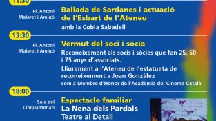 Motors engegats per la nova edició de la Festa Major de l'Ateneu