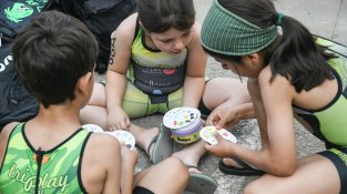 La 9a triatló infantil de l'3scola Katoa consolida l'èxit de l'organització i els participants