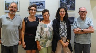 Membres del Jurat Josep Lluís Soucheirón, Cristina Moreno, Conxita Cañas, Victòria Gil i Jordi Gironès