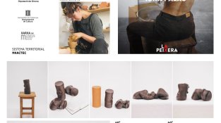 Cartell Exposició '40º' a la Bisbal d'Empordà