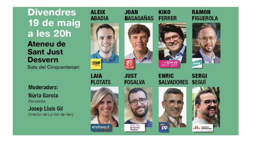 Debat electoral eleccions municipals 2023