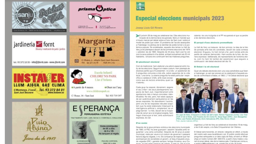 Interior de la revista 483, primera edició en color