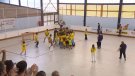 Rua de celebració per l'ascens de dos equips de l'Hoquei Club Sant Just