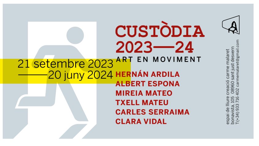 Cartell del projecte Custòdia