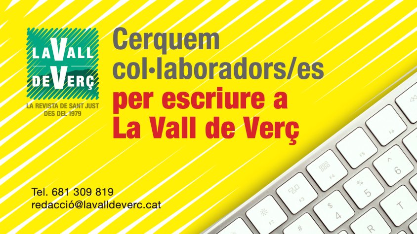 Vols ser redactor/a a La Vall de Verç?