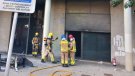 Incendi controlat a una planta baixa del carrer Salvador Espriu
