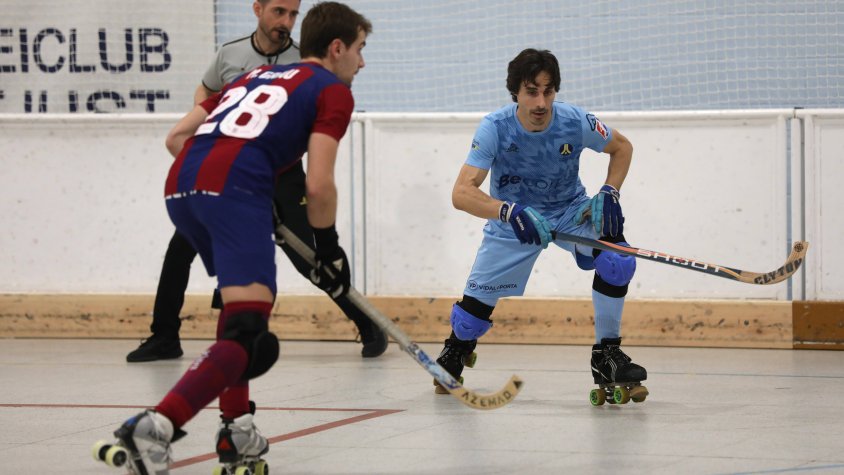 Edu Fernàndez va anotar per partida doble. La setmana vinent ho tindrà més difícil al Palau Blaugrana